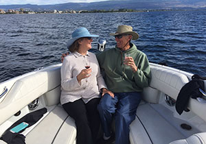 Kelowna Water Taxi Cruises offers a variety of leisurely boat cruise itineraries as well as a point to point water taxi service.